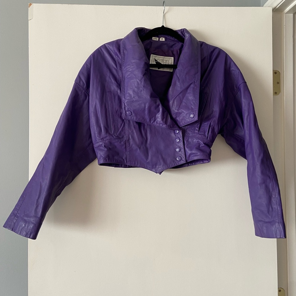 Yucatán Bay vintage leather jacket